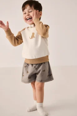 Organic Cotton Tao Sweatshirt - Bronzed Leopard