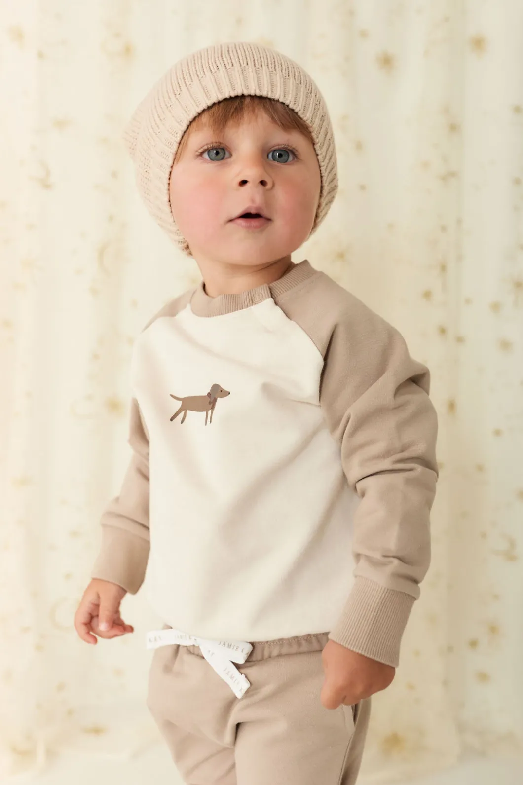 Organic Cotton Tao Sweatshirt - Vintage Taupe Cosy Basil