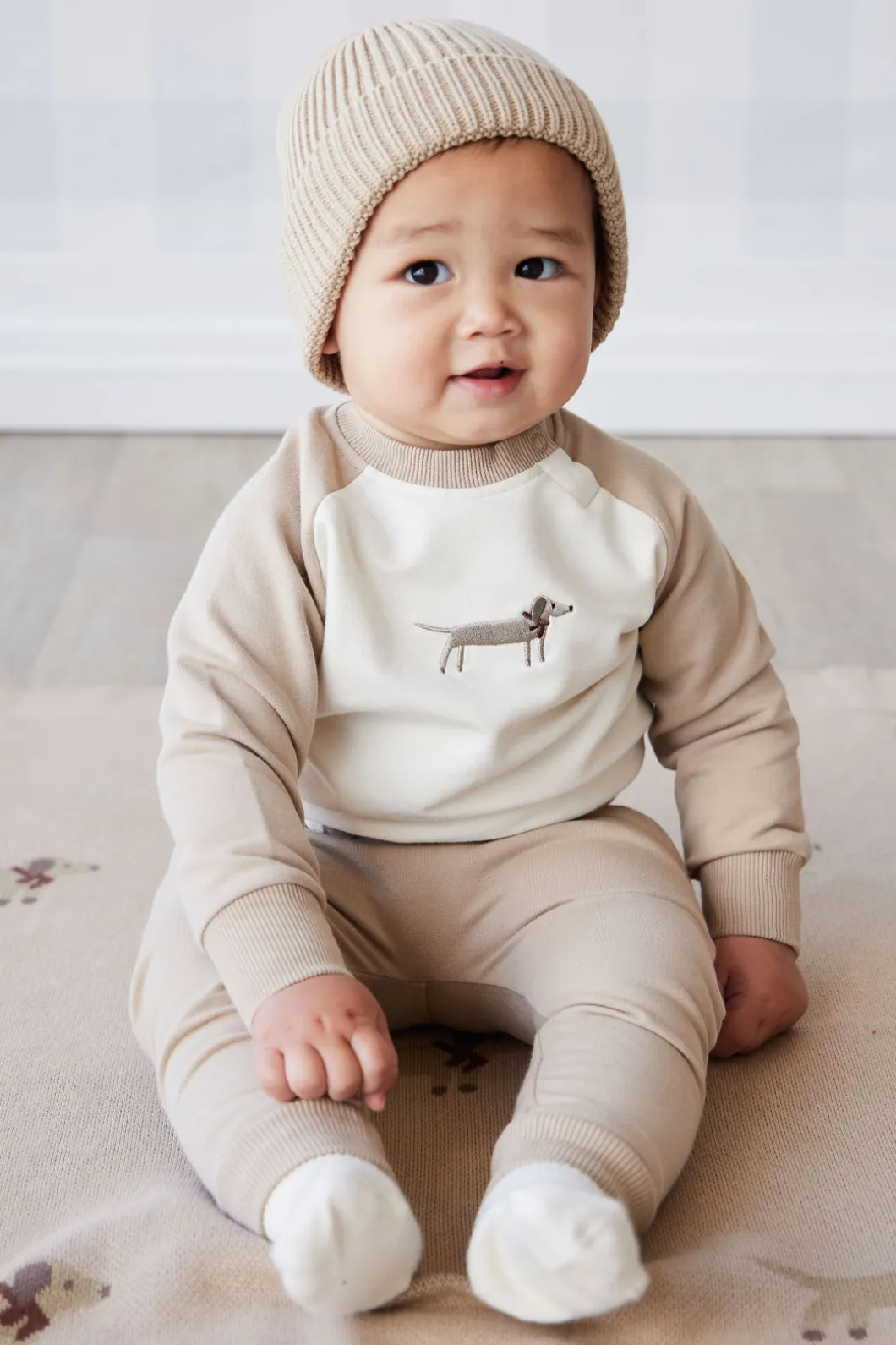 Organic Cotton Tao Sweatshirt - Cosy Basil Fawn