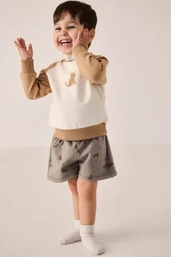 Organic Cotton Tao Sweatshirt - Bronzed Leopard