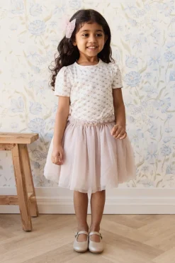 Organic Cotton Tasha Top - Rose Floral Pink