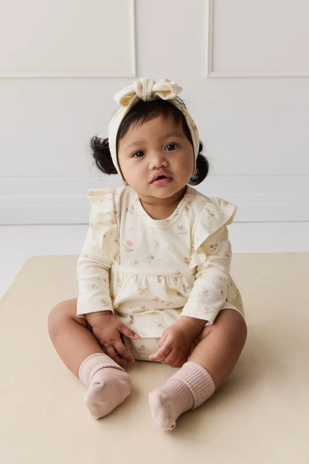 Organic Cotton Vivienne Playsuit - Emilia Egret