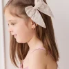 Organic Cotton Voile Bow - Azra Slightly Pink