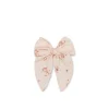 Organic Cotton Voile Bow - Petite Fleur Soft Peony