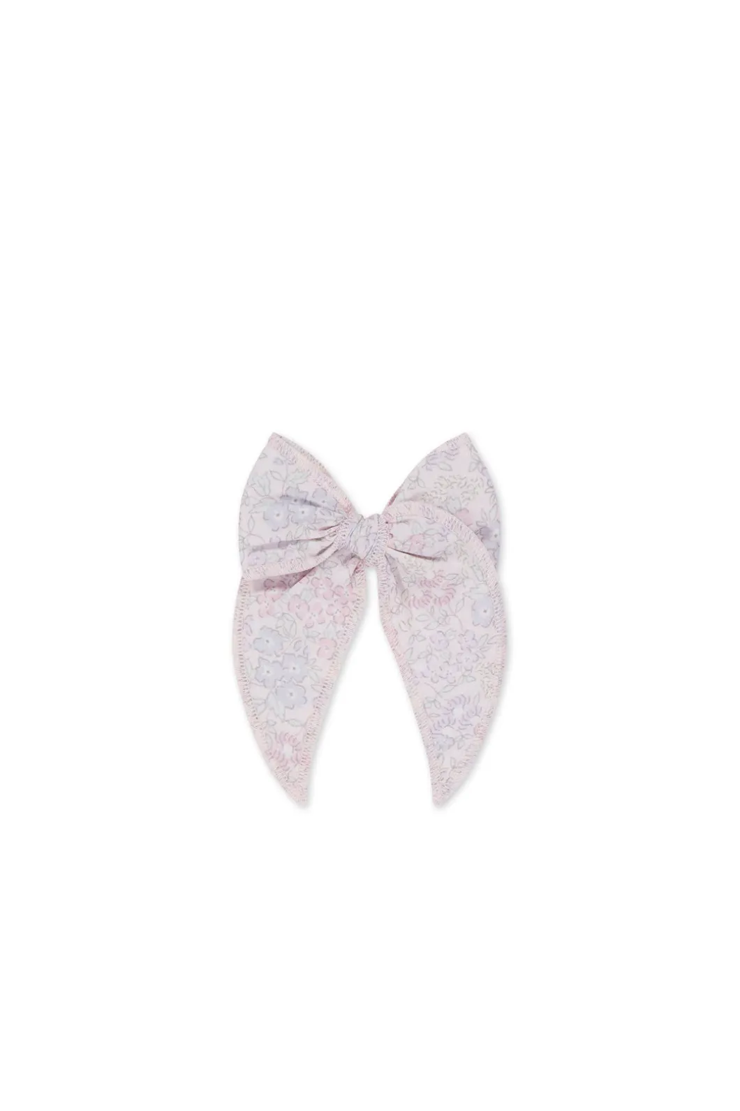 Organic Cotton Voile Bow - Azra Slightly Pink