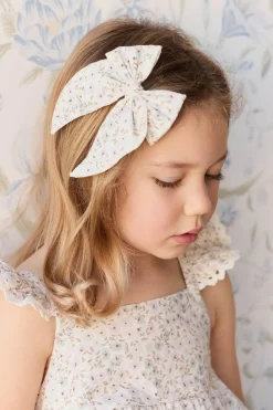 Organic Cotton Voile Bow - Fifi Violet