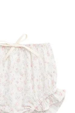 Organic Cotton Voile Frill Bloomer - Grace Floral
