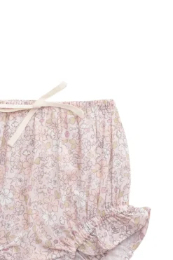 Organic Cotton Voile Frill Bloomer - Chloe Mauve