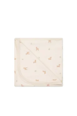 Organic Cotton Wrap Blanket - Fable Deer Cloud
