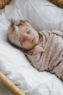 Organic Cotton Wrap Blanket - Amber Rose