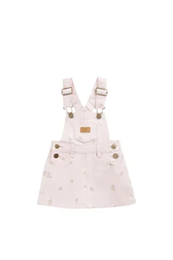 Overall Dress - Carissa Mauve Large