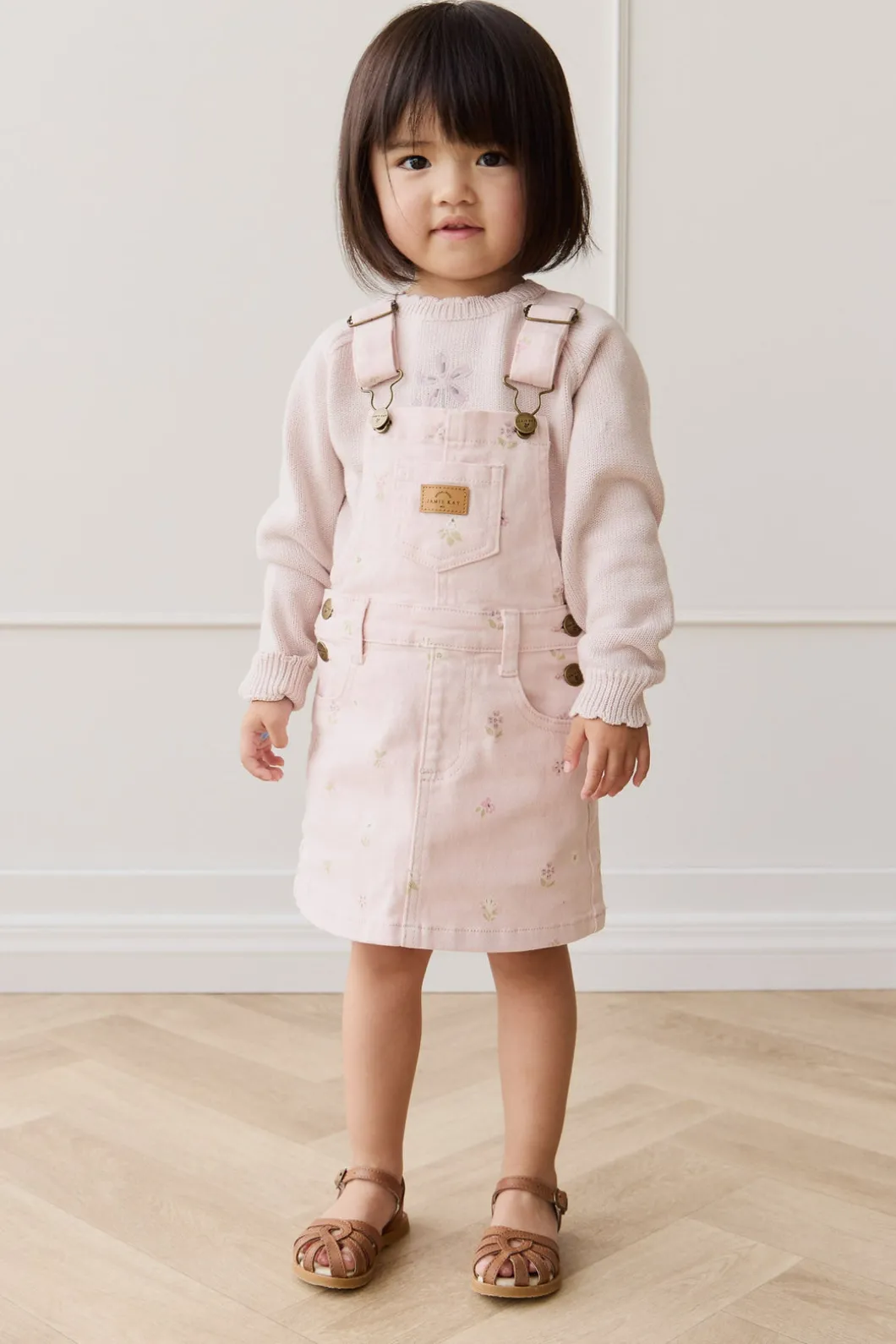 Overall Dress - Carissa Mauve Large