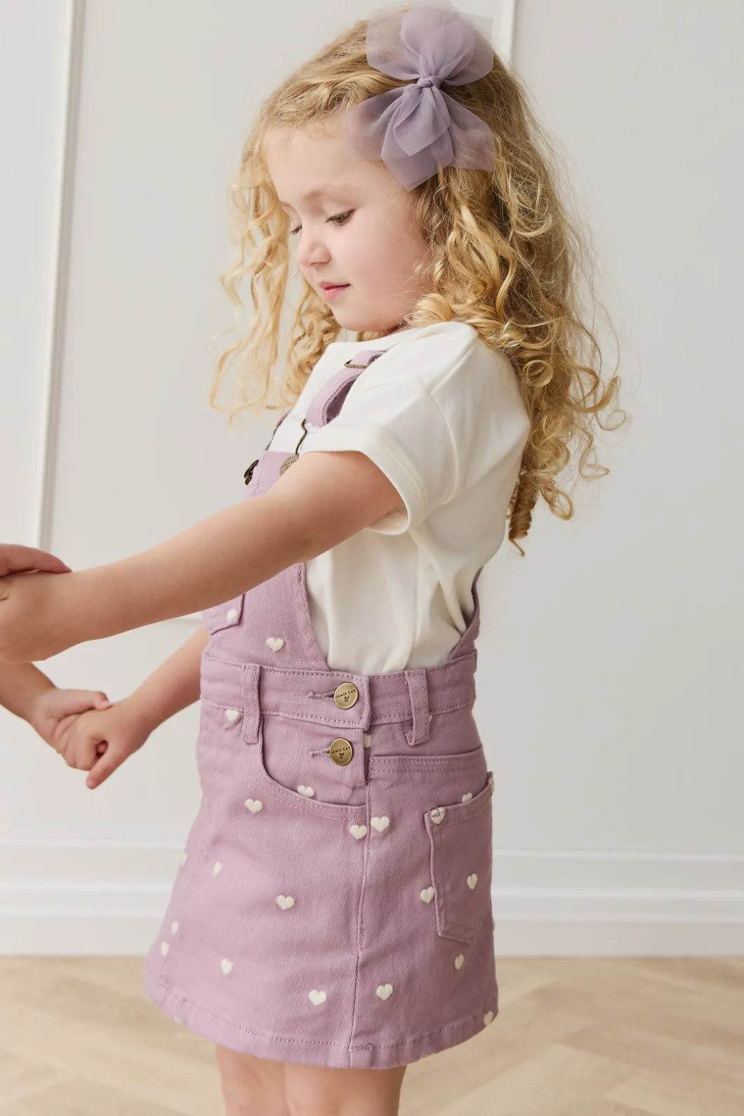Overall Dress - Petite Heart Melody