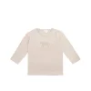 Pima Cotton Arnold Long Sleeve Top - Misty Pink
