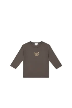 Pima Cotton Arnold Long Sleeve Top - Brownie Bobbie Bear