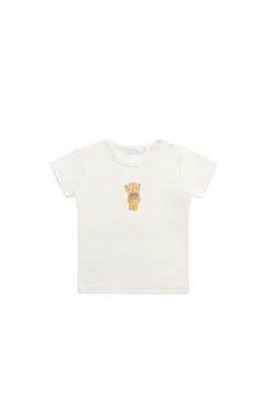 Pima Cotton Aude Tee - Cloud Little Georgie