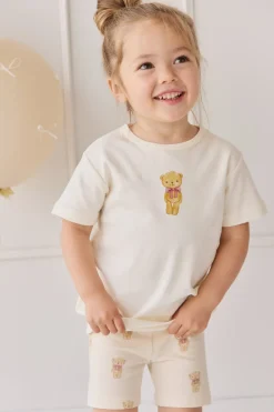 Pima Cotton Aude Tee - Cloud Little Georgie