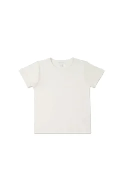 Pima Cotton Aude Tee - Whisper