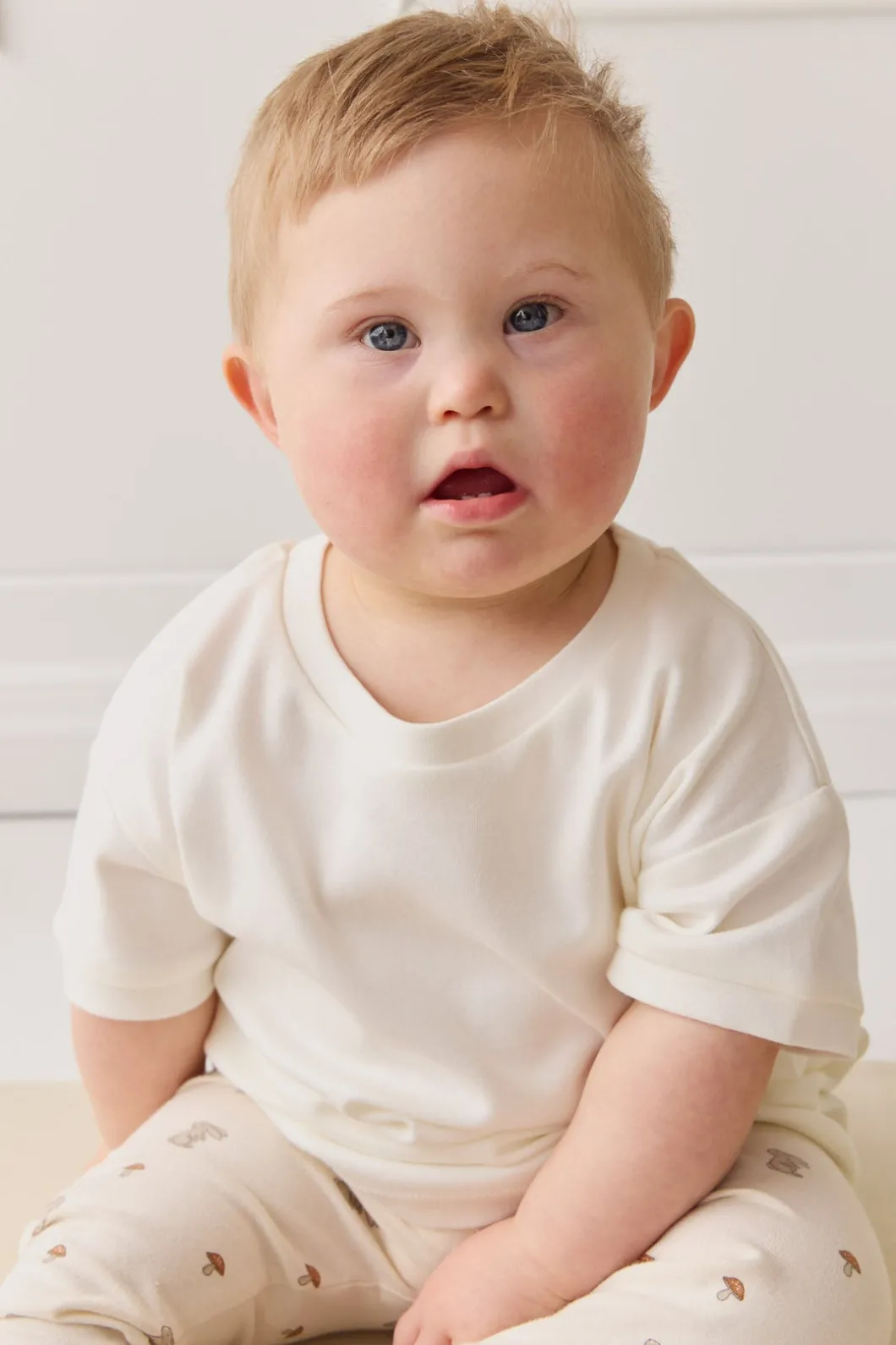 Pima Cotton Eddie Tee - Parchment