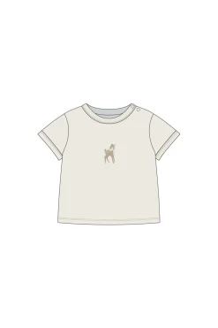 Pima Cotton Eddie T-Shirt - Fable Deer Cloud