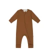 Pima Cotton Frankie Zip Onepiece - Sienna