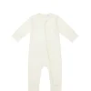 Pima Cotton Frankie Zip Onepiece - Cloud