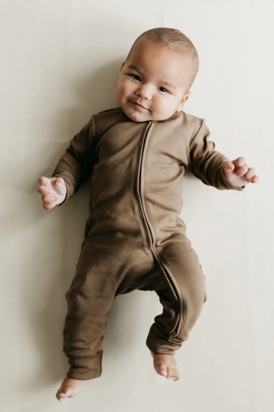 Pima Cotton Frankie Zip Onepiece - Cub