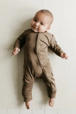 Pima Cotton Frankie Zip Onepiece - Cub