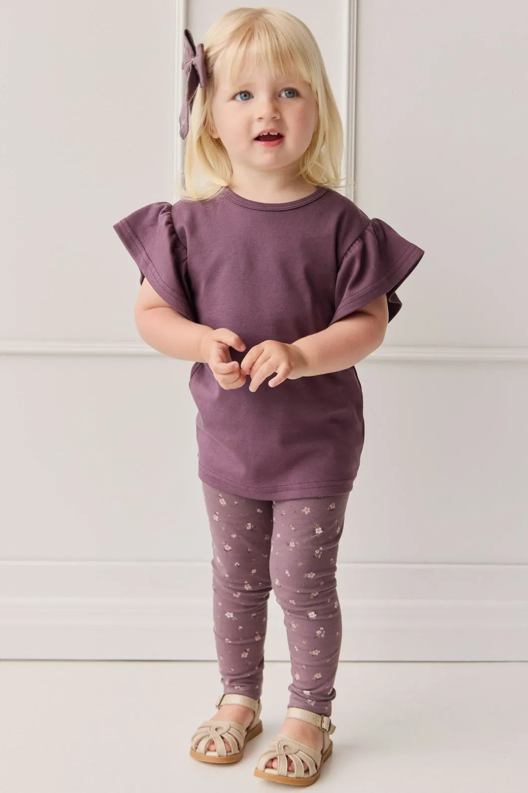 Pima Cotton Leah Top - Blackberry