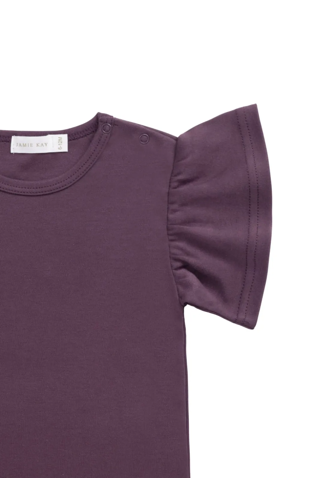 Pima Cotton Leah Top - Blackberry