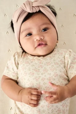 Pima Cotton Lilian Headband - Dusky Rose