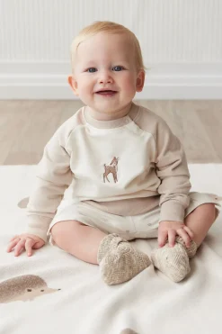 Pima Cotton Marley Short - Fable Deer Cloud