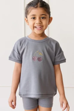 Pima Cotton Mimi Top - Petite Cherry Lava
