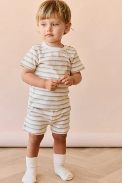 Pima Cotton Willem Short - Sundrenched Stripe