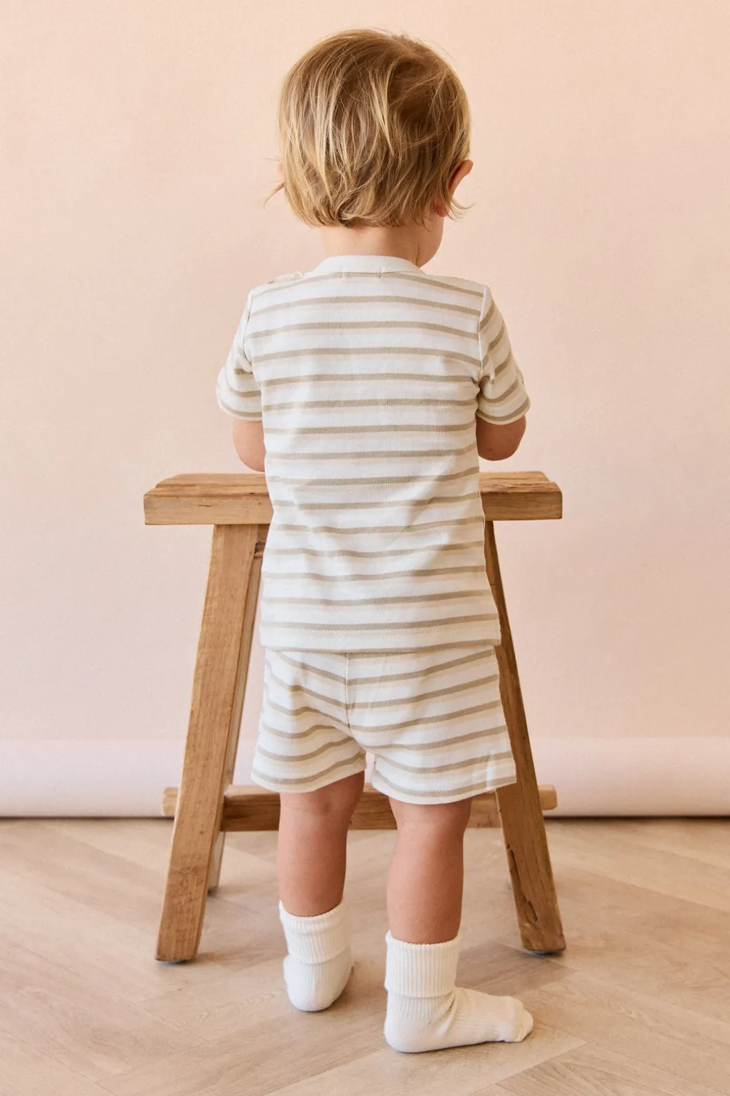 Pima Cotton Willem Short - Sundrenched Stripe