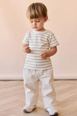 Pima Cotton Willem Tee - Sundrenched Stripe