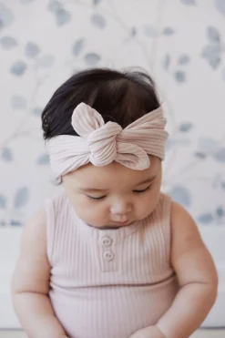 Rib Headband - Whisper Pink