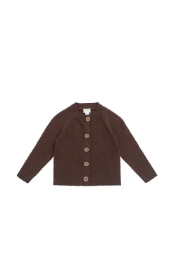 Samantha Cardigan - Toasted Brown Marle