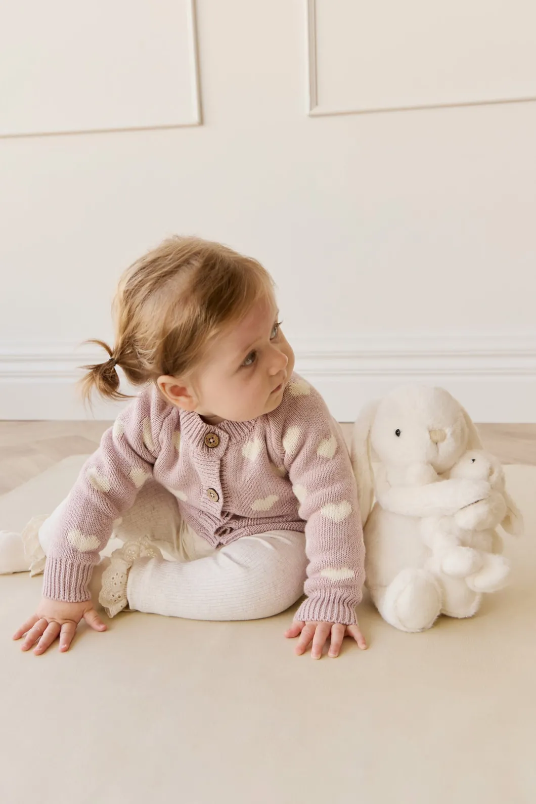 Snuggle Bunnies - Frankie the Hugging Bunny - Marshmallow