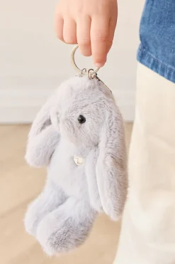 Snuggle Bunnies - Penelope Keyring - Silver