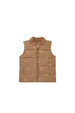 Taylor Vest - Lenny Leopard Hot Chocolate
