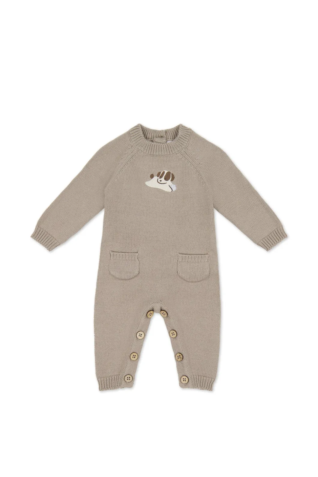 Theo Knit Onepiece - Tweed Sasha Puppy