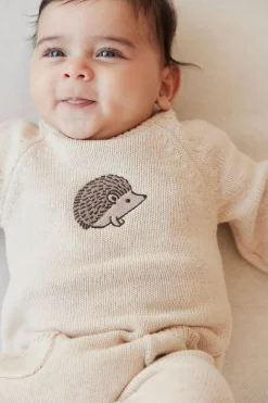 Theo Onepiece - Oatmeal Marle Hedgehog