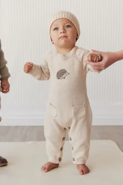 Theo Onepiece - Oatmeal Marle Hedgehog