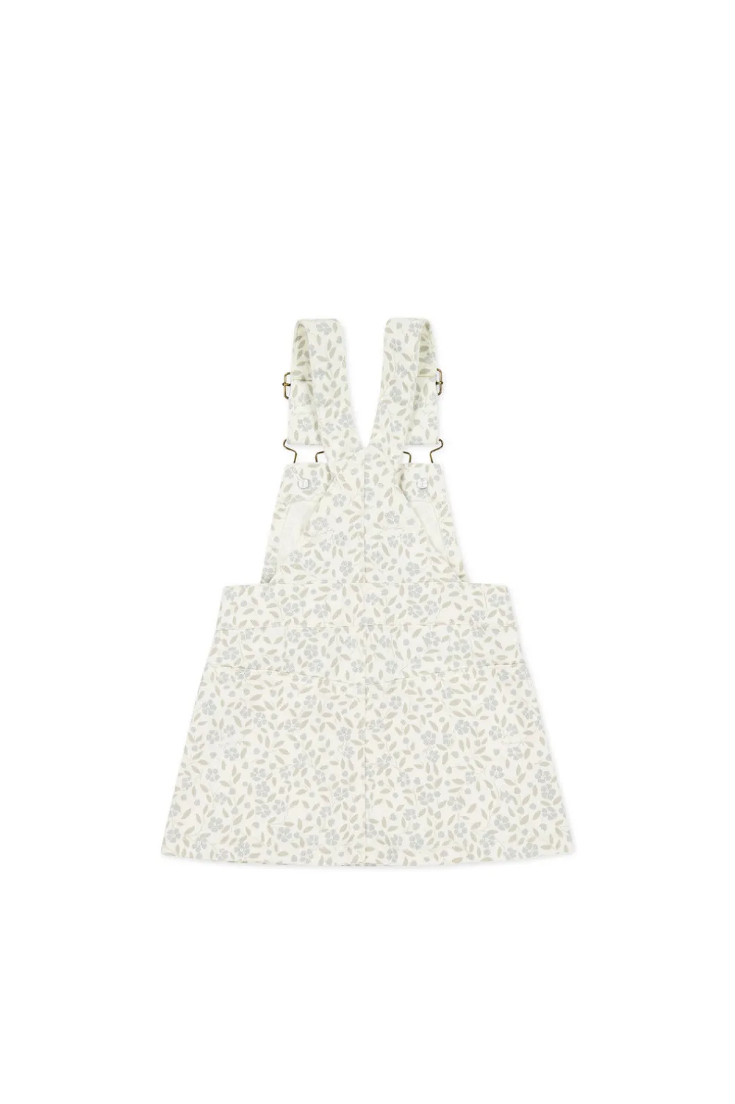 Vintage Overall Dress - Elodie Whisper White